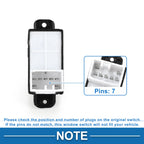 Power Window Switch Set for Kia Forte (2011–2012) No. 935801X000