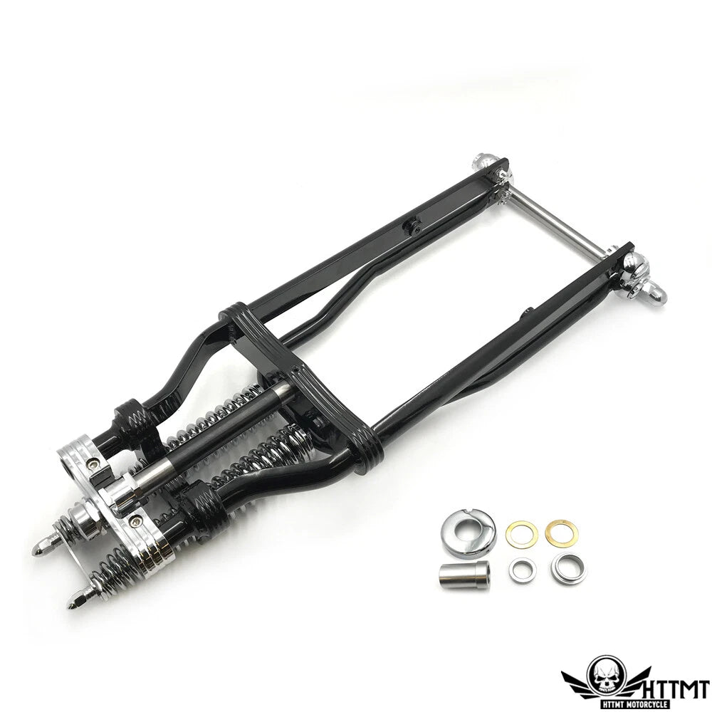 18" Springer Front End + Handlebar Adapter + 4" Riser for Harley
