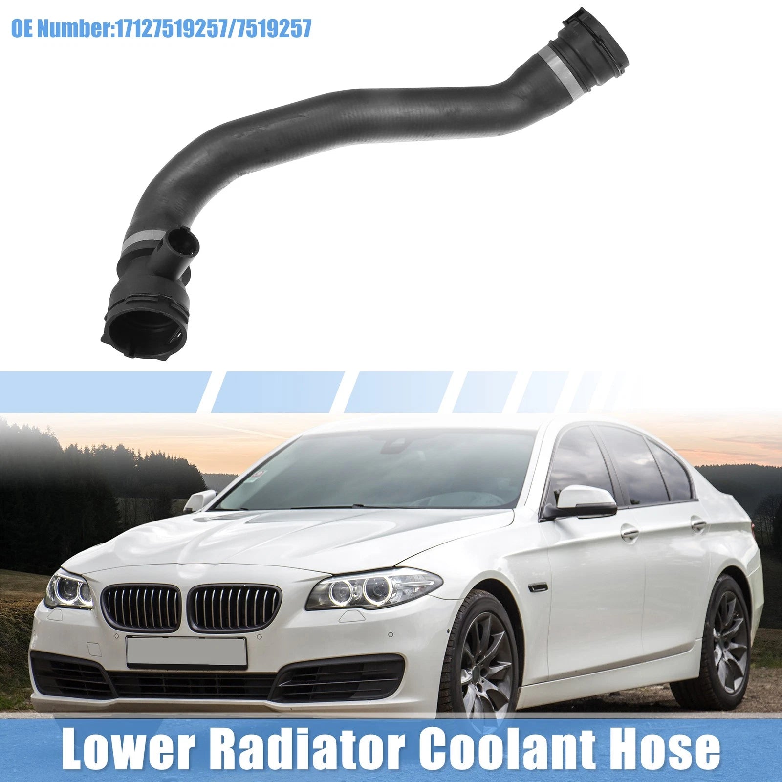 Lower Radiator Coolant Hose No. 17127519257/7519257 for BMW 525i (2001–2007)