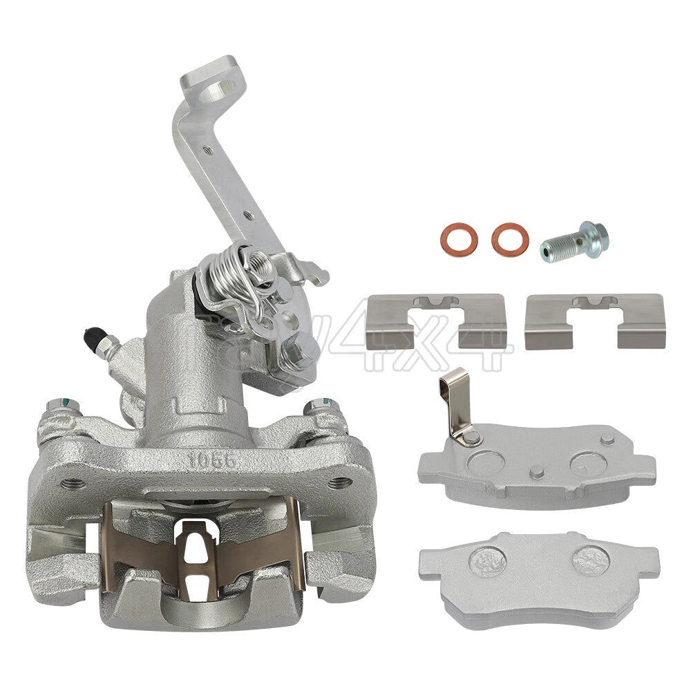 Rear Brake Caliper Left w/Ceramic Pads for Honda MUV700 Big Red (2009–2013)
