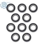 10X R18-2RS Double Rubber Seals for Deep Groove Ball Bearing (1-1/8" × 2-1/8" × 1/2")