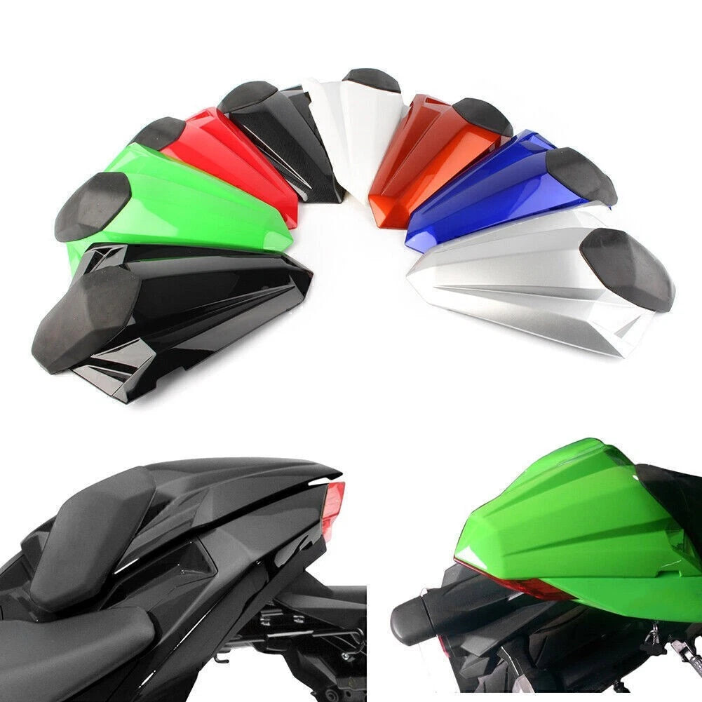 Rear Seat Cover Cowl Tail Fairing for Kawasaki Ninja EX300R (2013–2017) Silver