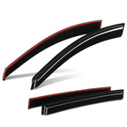 4-Piece Wind Rain Side Window Visors for Honda Odyssey (2011–2017)