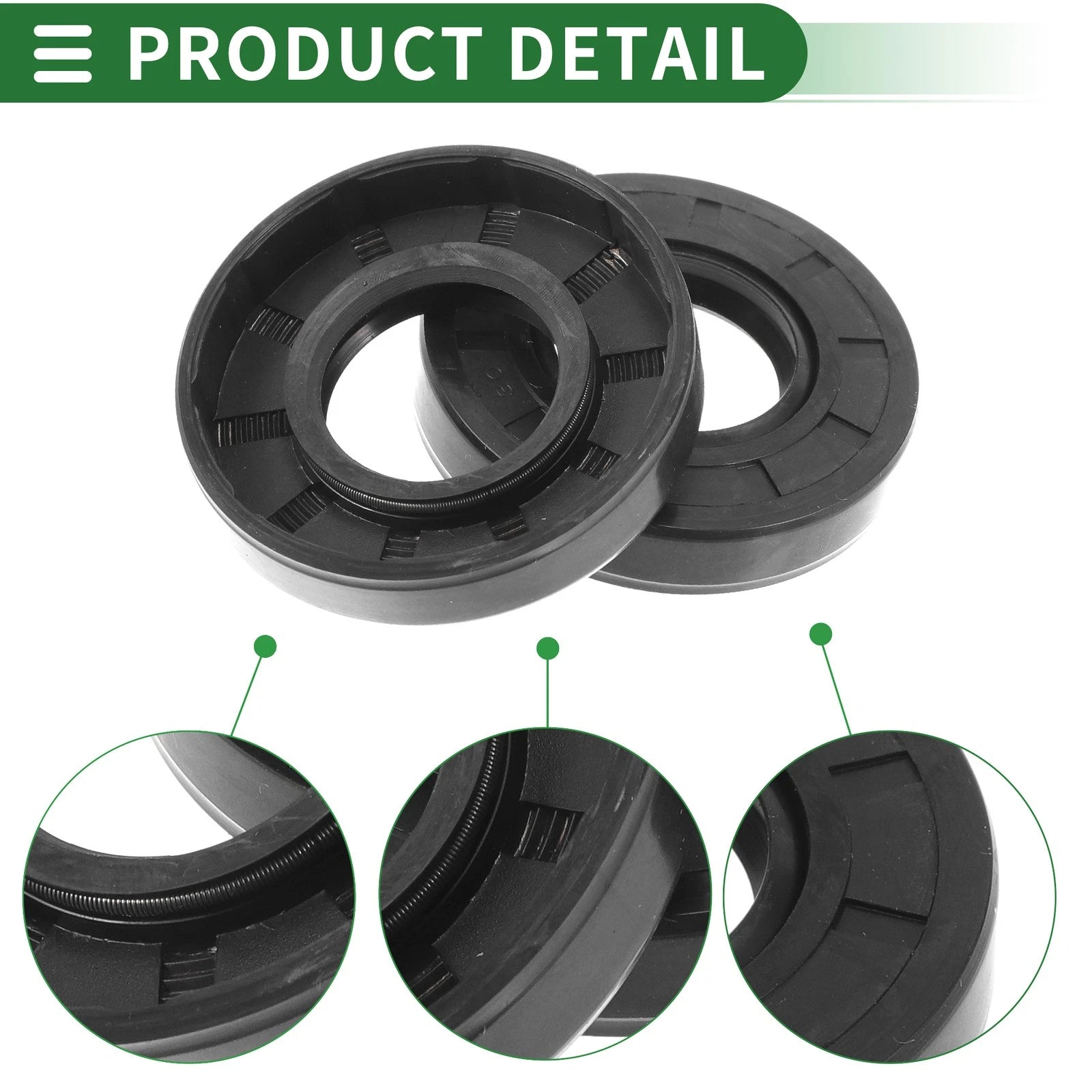 Set of 5 Oil Seal Rotary Shaft Seal NBR Rubber 30x60x12mm