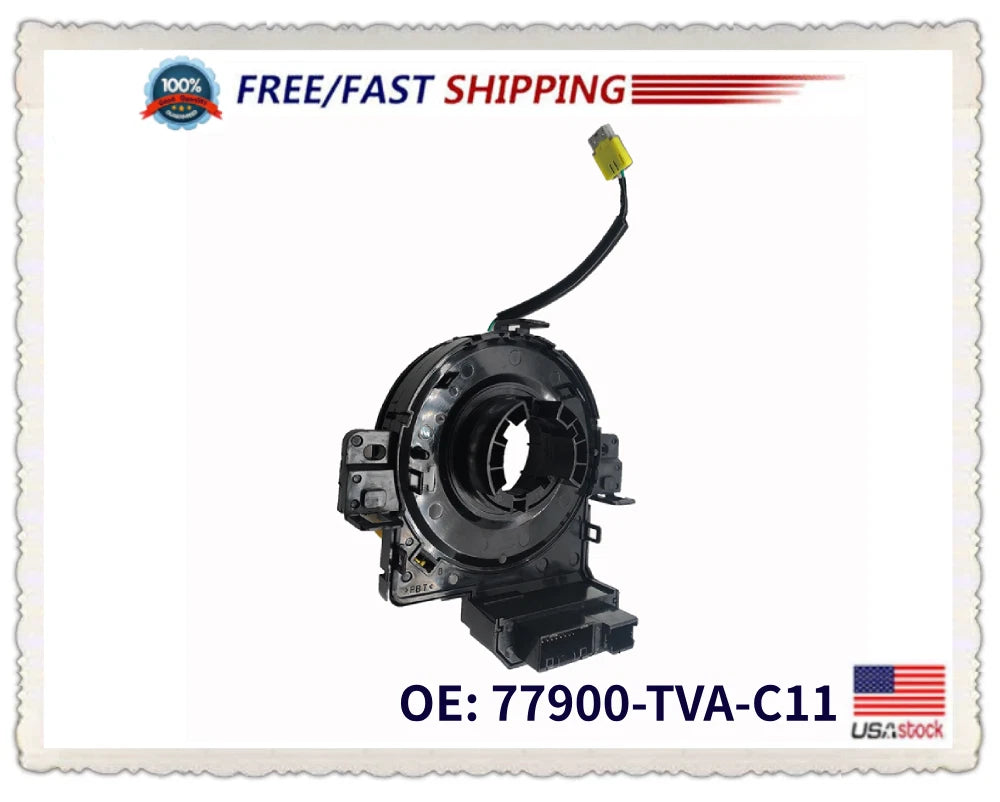 Clock Spring 77900-TVA-A12, 77900-TVA-A11, 77900-TVA-C11 for Honda Accord (2018–2022)
