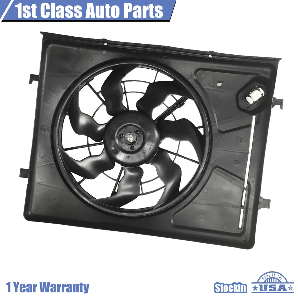 Front Radiator Cooling Fan Assembly for Hyundai Elantra (2007–2010)