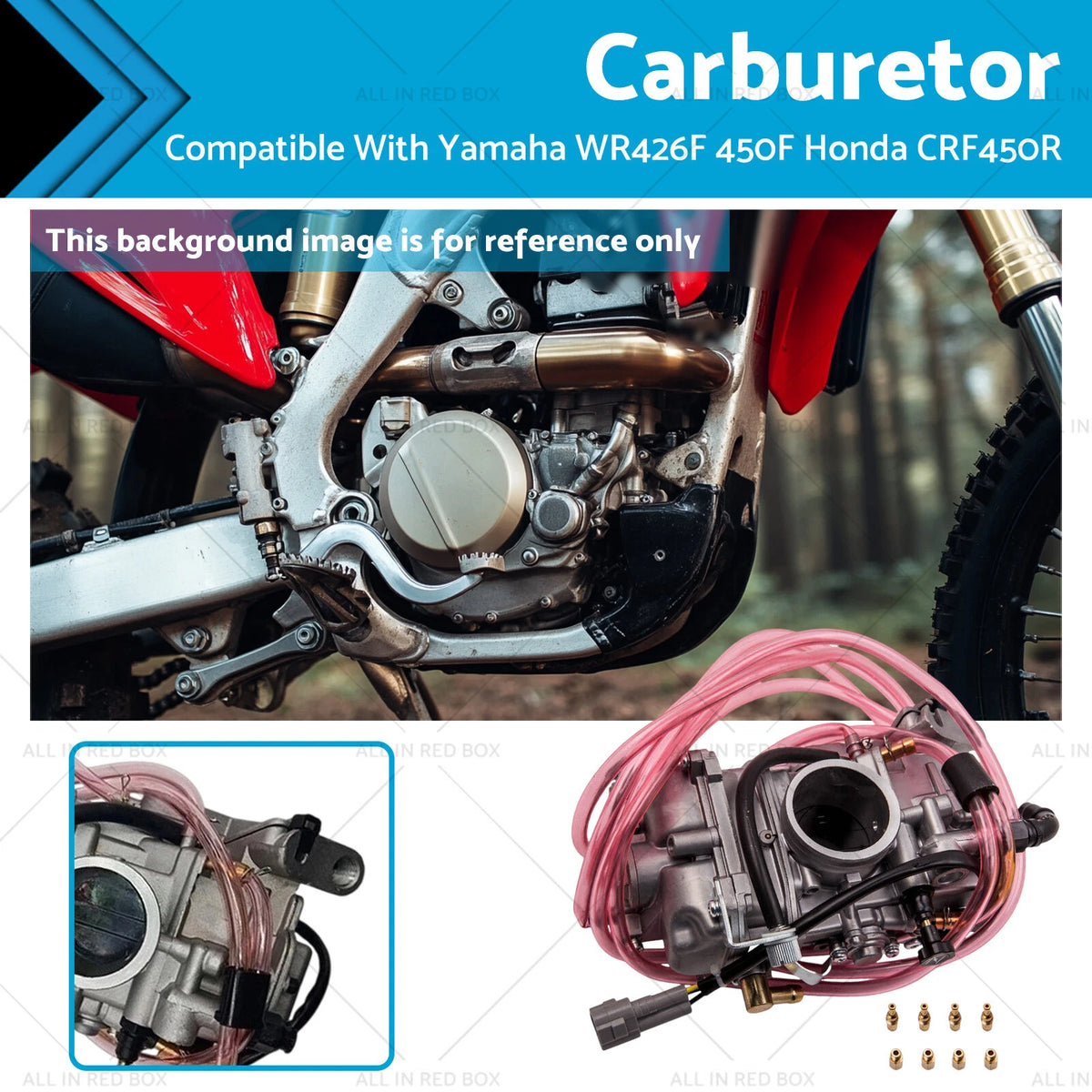 Carburetor for Yamaha WR400F 426F 450F YZ400F, Honda CRF450R CRF450X