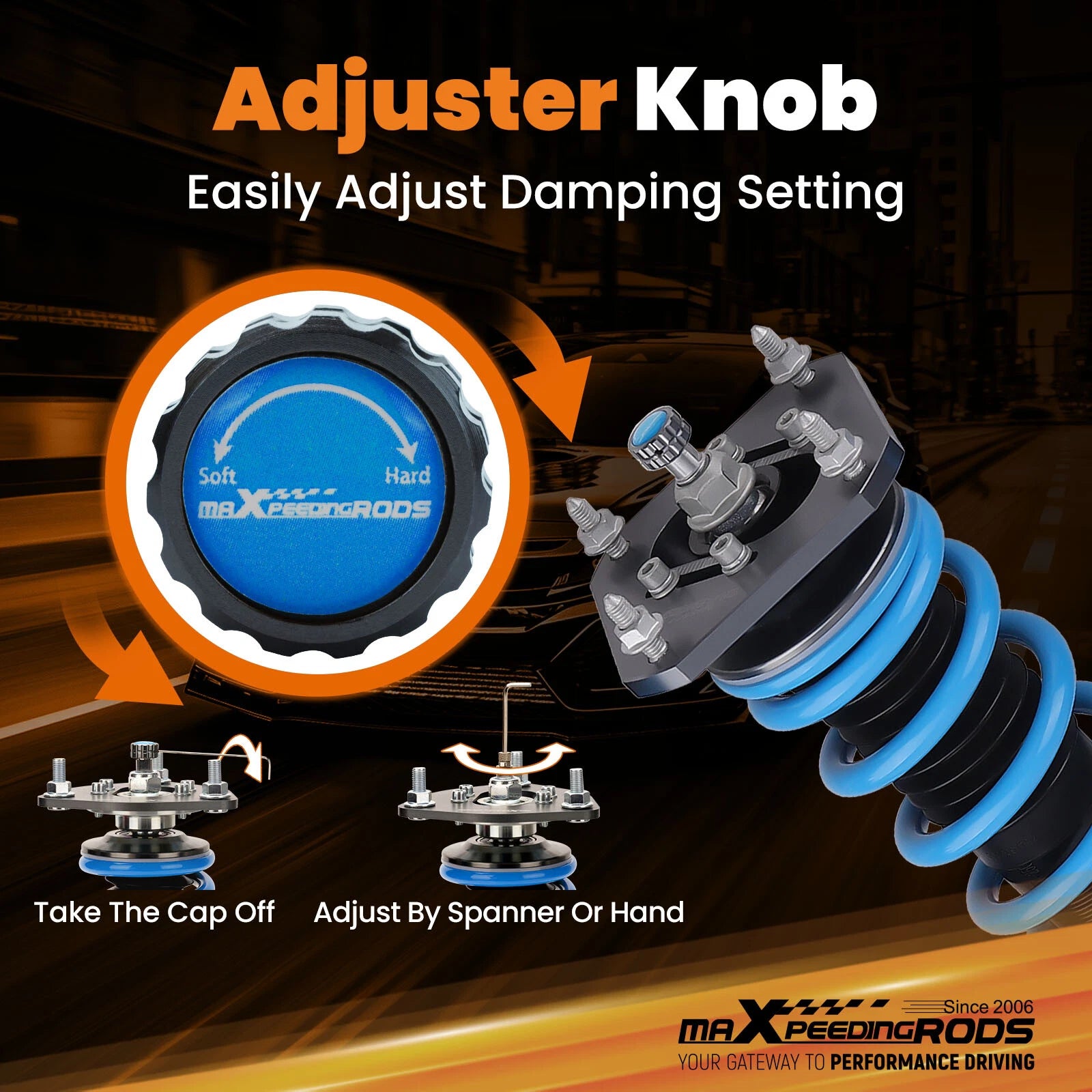Adjustable Coilovers Suspension Kit for Toyota Starlet (1991-1999)