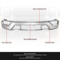 Polished Chrome Front Bumper Face Bar for Ford F-150 (2021–2023)