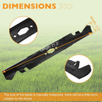 Set of 2 Mulching Blades for Cub Cadet XT1-LT42 XT2-LT42