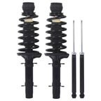 Front Struts w/ Springs & Rear Shock Absorbers for VW Jetta Golf Beetle (1998-2006)