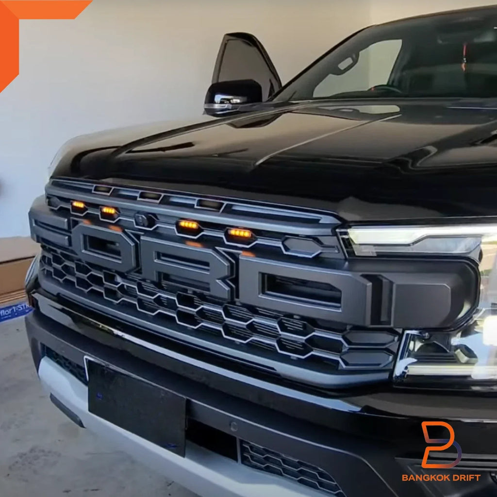 4 x White LED Front Grille Lights for Ford Ranger Raptor (2022-2025)