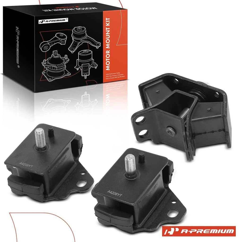 3x Engine Mount & Transmission Mount for Toyota Tacoma (1995–1997)