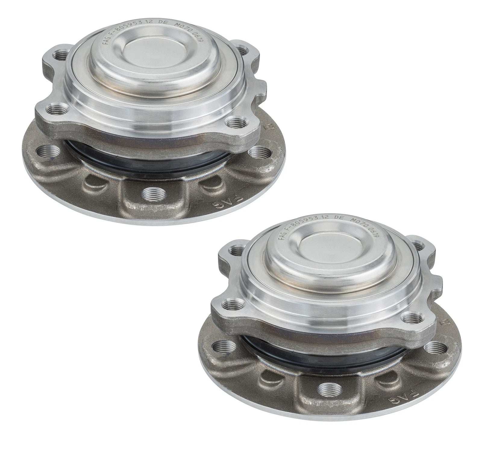 Set of 2 Front Moog Wheel Bearing Hub Assemblies for BMW F10 F06 F01 (2011–2017)