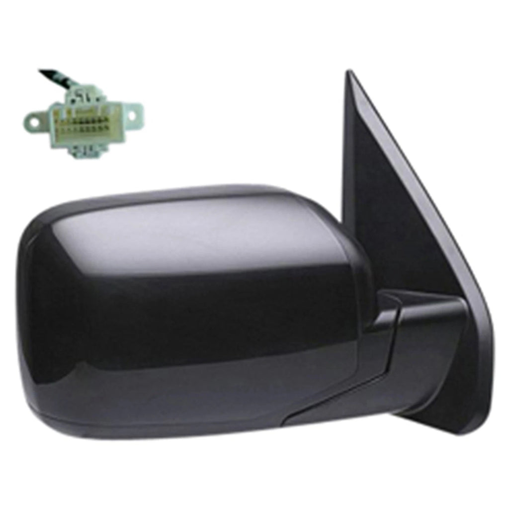 Replacement Ready to Paint Passenger Power Door Mirror w/Heated w/o Turn Signal