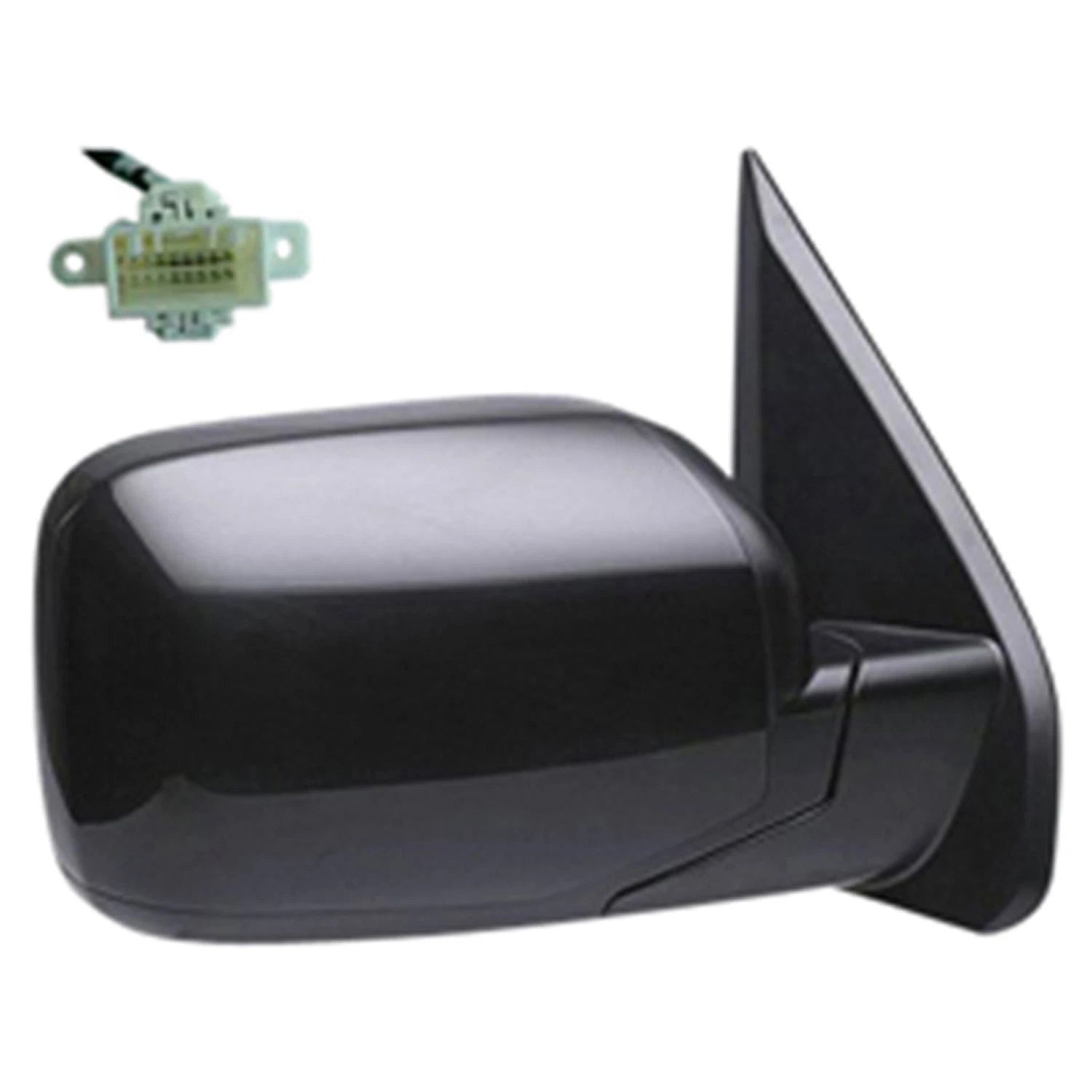 Replacement Ready to Paint Passenger Power Door Mirror w/Heated w/o Turn Signal