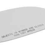 Right Side Door Rear View Mirror Glass for Honda Civic (1992–1995)
