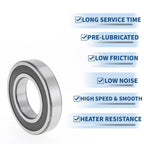 Deep Groove Ball Bearing P5 for Scooter Skateboard (1 Pc) 65x120x23mm