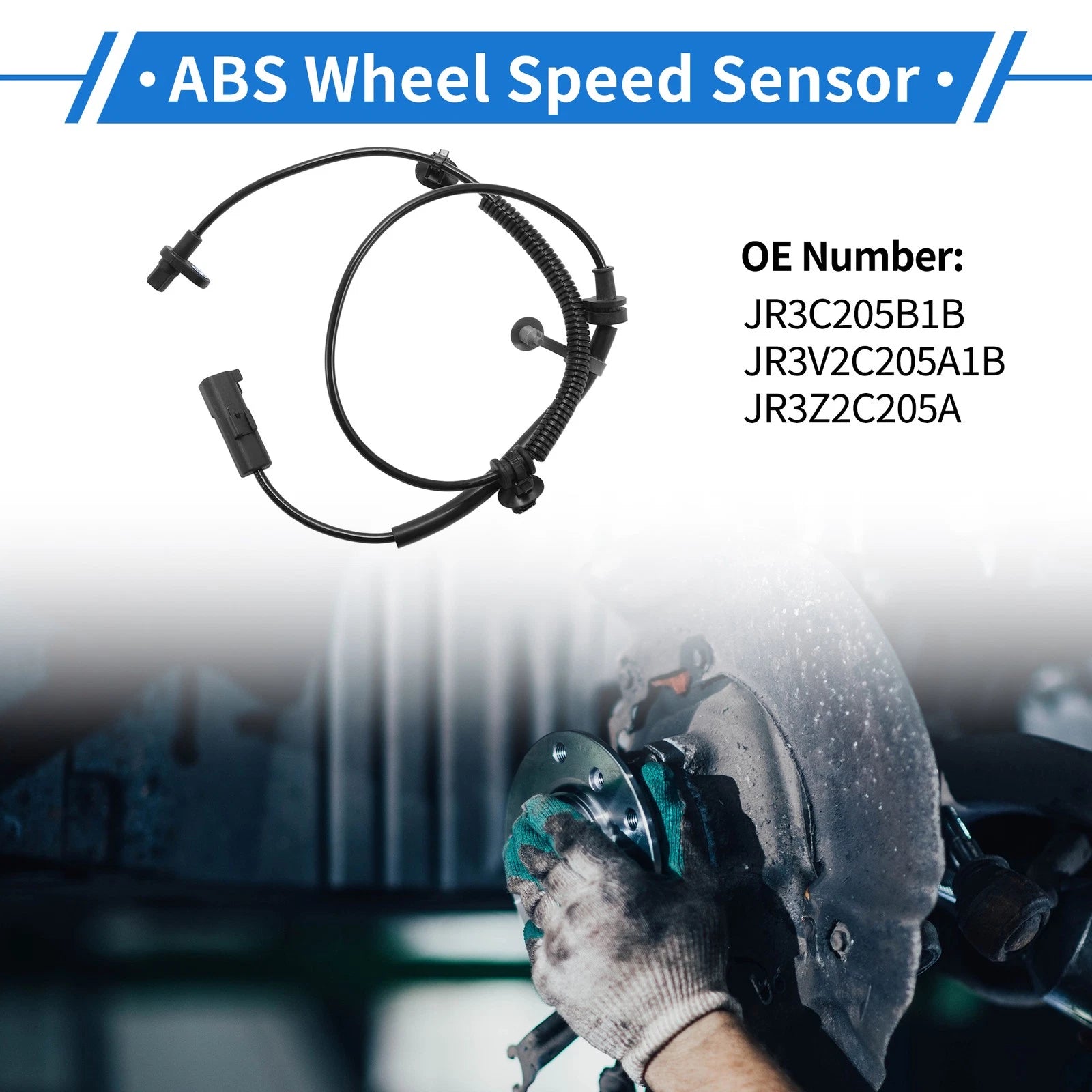 ABS Wheel Speed Sensor No.JR3C205B1B for Ford Mustang 