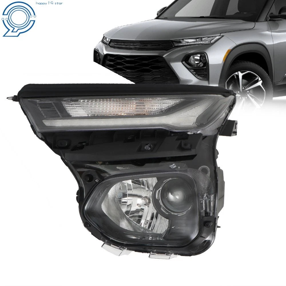 Halogen Headlight Projector with LED DRL for Chevy Trailblazer (2021–2023)