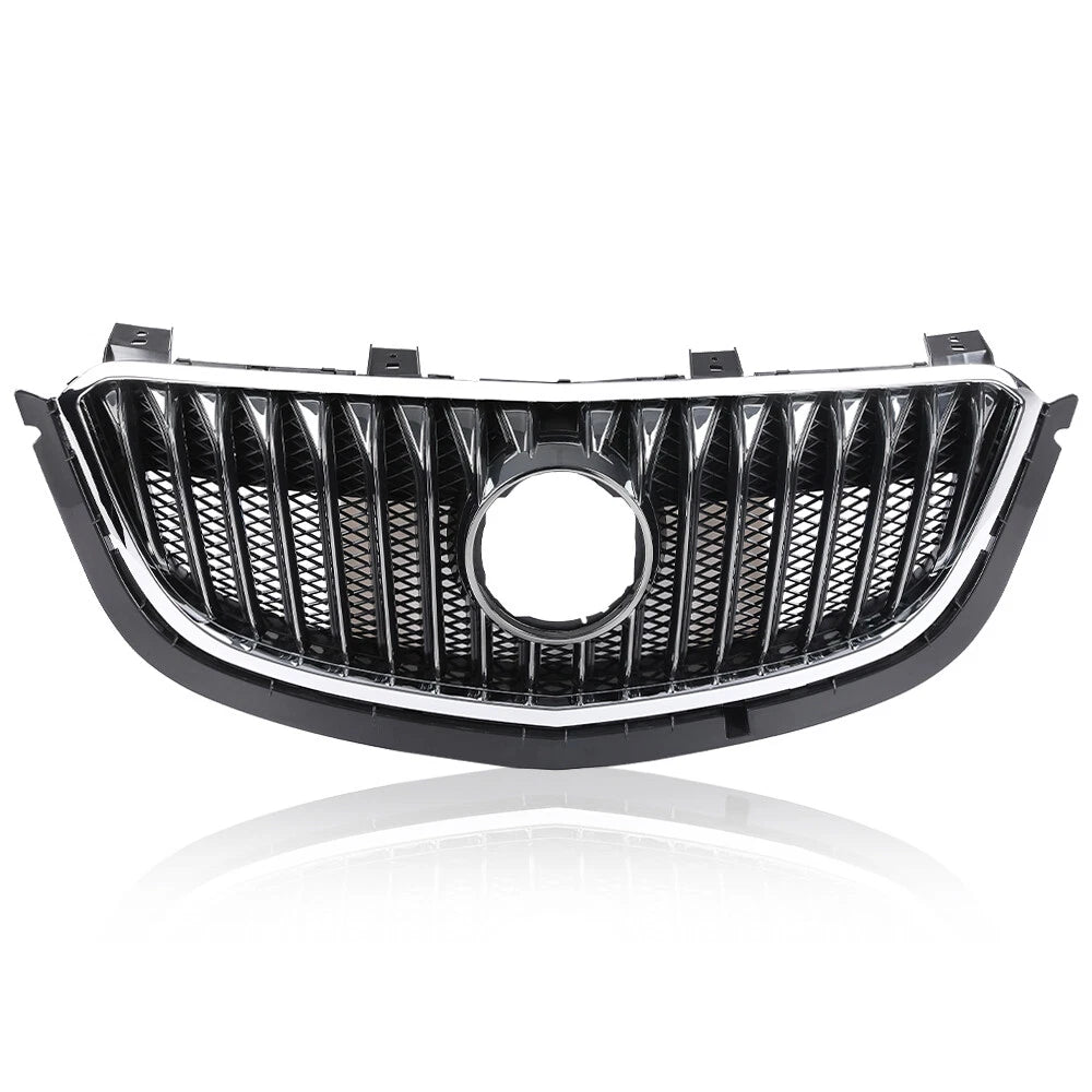 Front Bumper Upper Grille for Buick Envision (2016–2018) with Chrome Trim