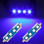 2X 36mm Festoon LED Bulbs for Car Interior (3014-4-SMD)