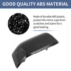 Pair of Mirror Cover Cap for Ford F-150 (2015–2020) FL3Z-17D743-BA Carbon Texture