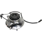 Set of 2 Wheel Hubs for Ford F-150 (2011–2014) Front 6 Lug with Bearing & Sensor