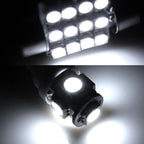 12PCS White LED Dome Light Kit for Nissan Rogue (2008–2013)