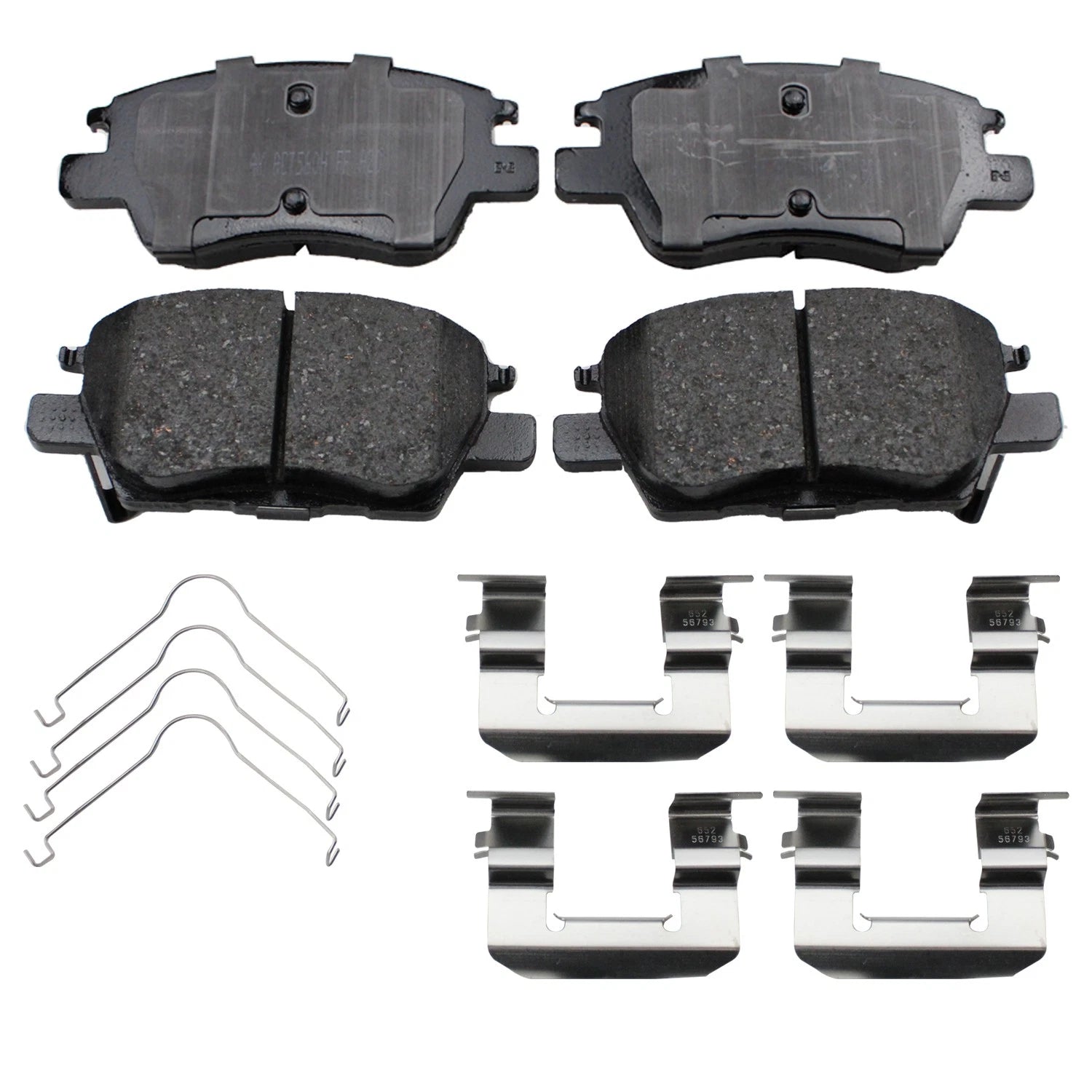 DuraGo Front Rotor & Akebono ProACT Ceramic Brake Pad Kit for Bolt Cruze Volt (2011–2019)