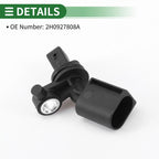 ABS Wheel Speed Sensor No.2H0927808A for Audi A3 8L1 / TT 8N3 (1996–2006)