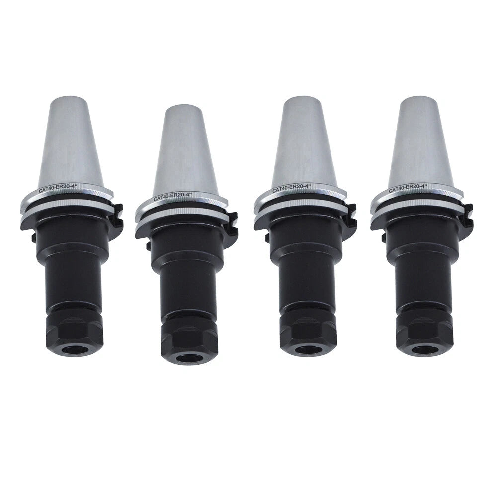 Set of 4 Collet Chucks for CAT40