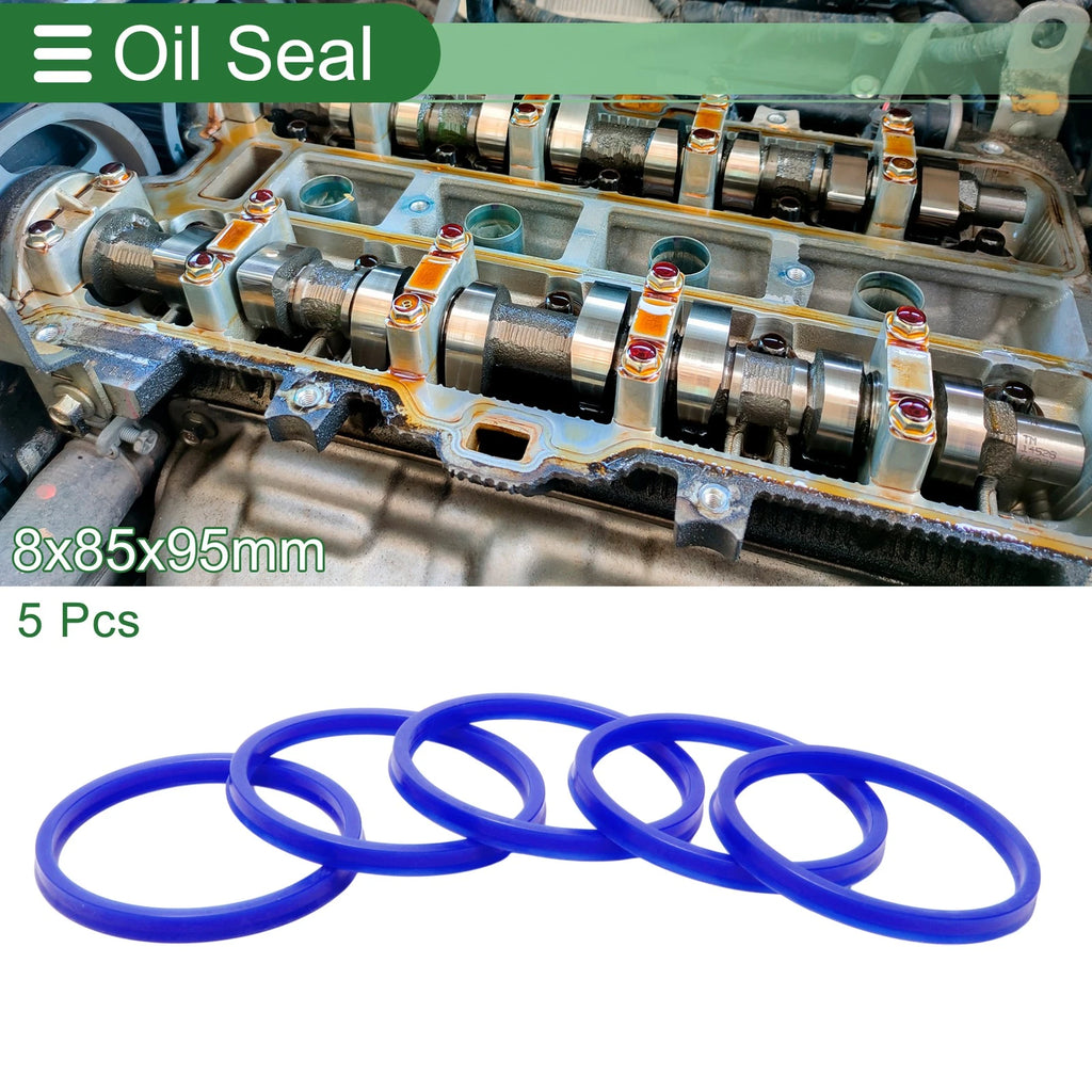 Set of 5 Oil Seal Rotary Shaft Seal 85x95x8mm High Pressure for Various Models
