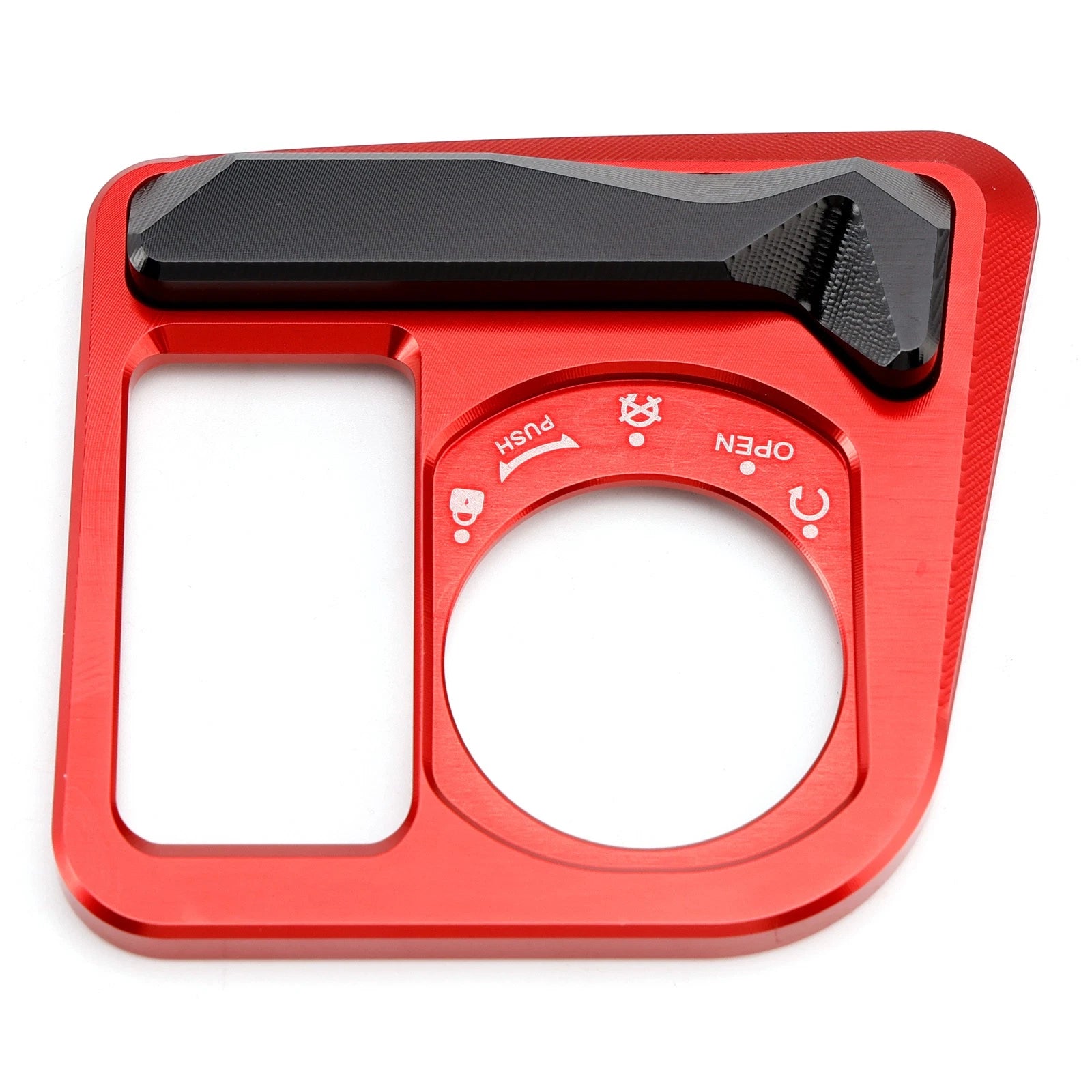 Aluminum Key Cylinder Cover Red for Honda PCX125 PCX160 (2021–2024)