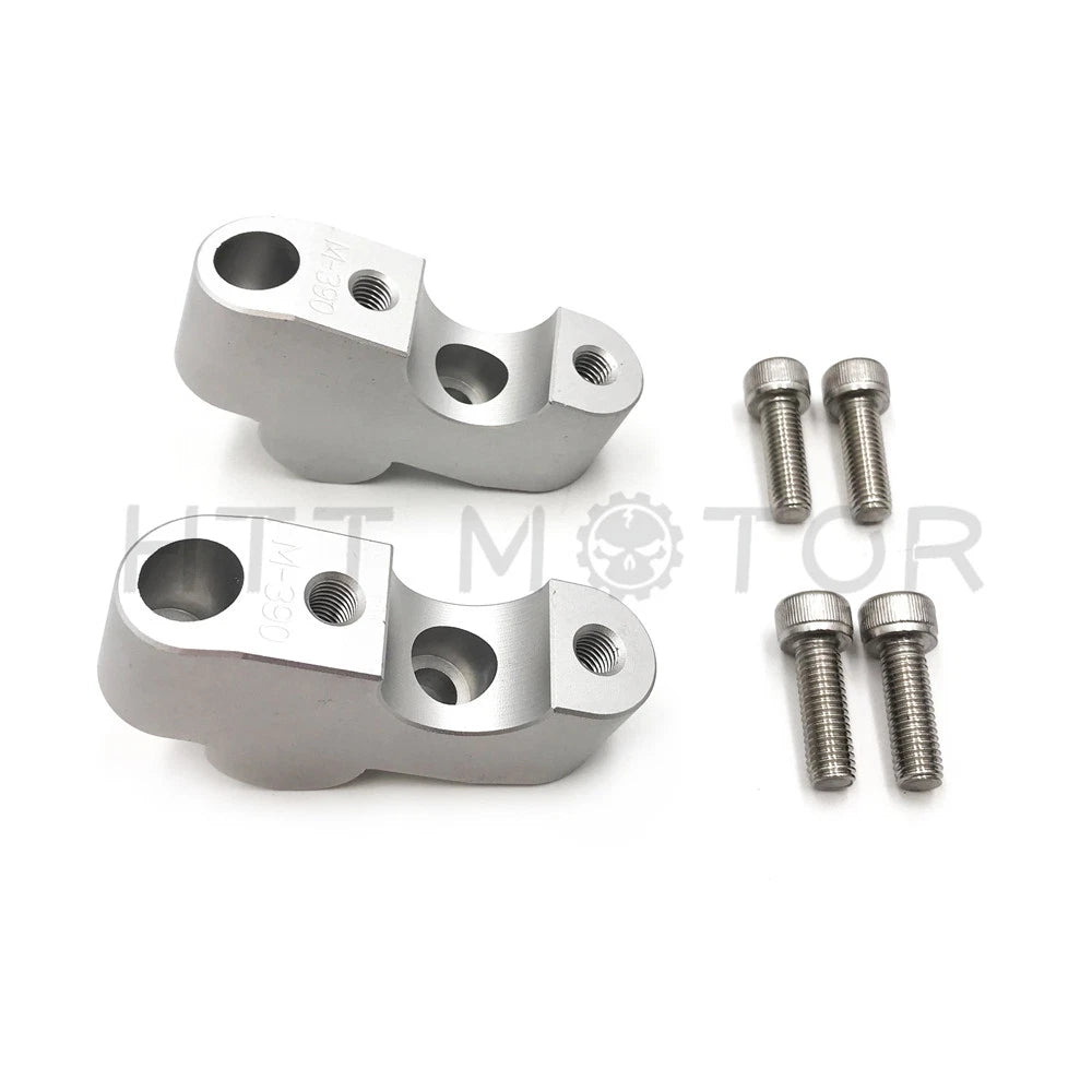 Handlebar Kit Riser for KTM Duke 125 200 250 390 (2017–2019) - 30mm Up, 20mm Back