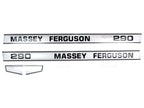 Bonnet Decal Set for Massey Ferguson 290 Tractor