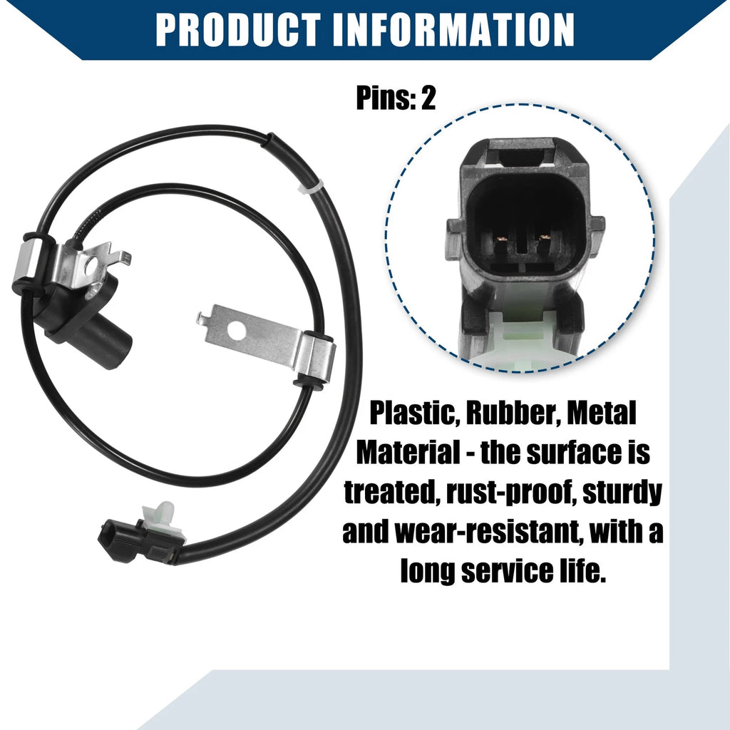 ABS Wheel Speed Sensor for Mitsubishi Shogun Pinin (2001–2007) Front Right