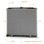 Aluminum Radiator DPI-2808 for Nissan Frontier/Suzuki Equator (2005–2019)