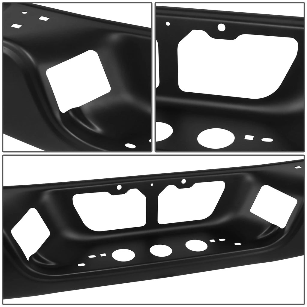 Rear Bumper Face Bar for Toyota Tundra (2007–2013) Black Steel