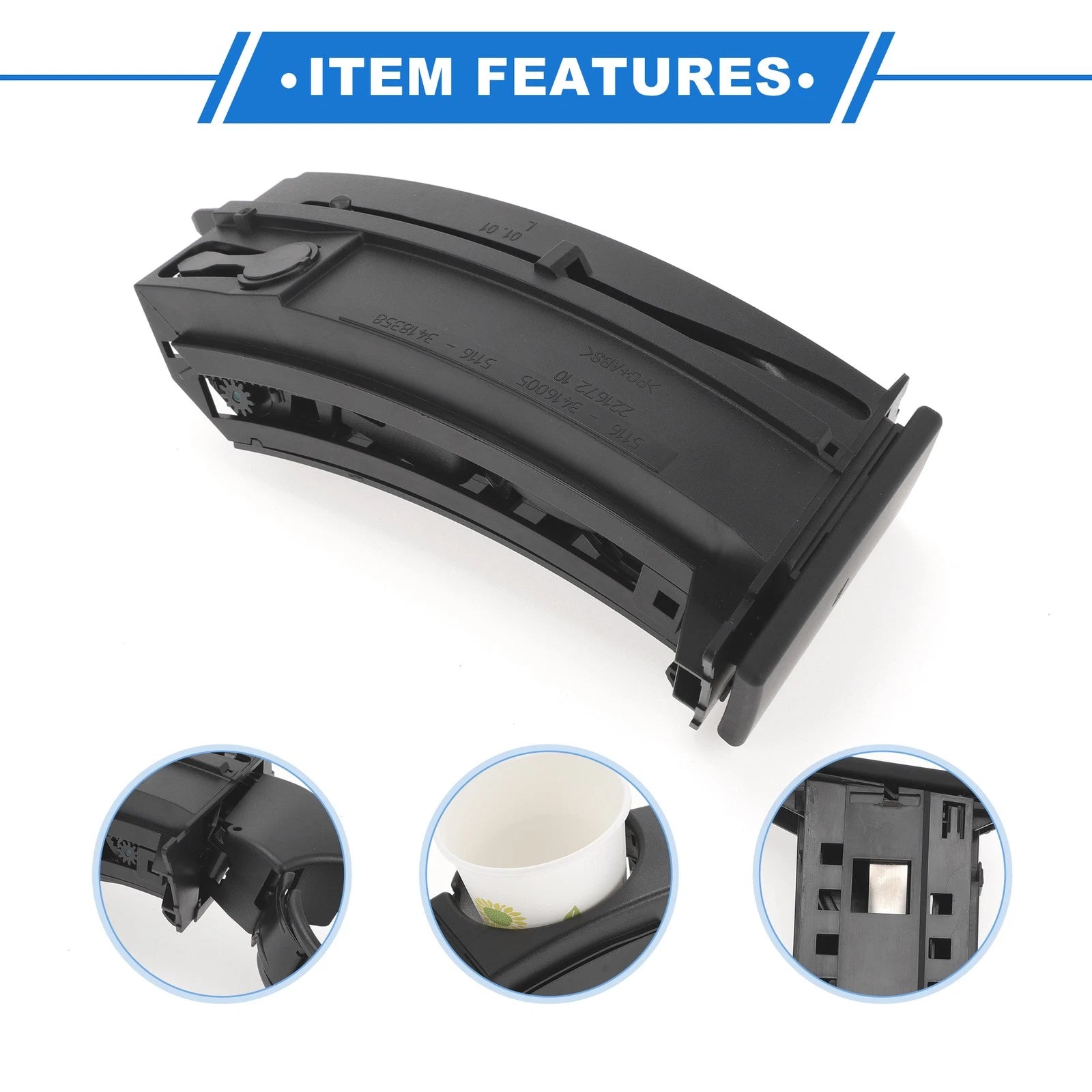 Cup Holder for BMW X3 E83 (2003–2006) No. 51163418358