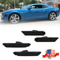 Smoked Lens Side Marker Light Bumper Housing for Chevy Camaro (2010–2015)