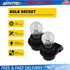 2X Front DRL Daytime Running Light Bulb & Socket for Jeep Renegade (2014–2021)