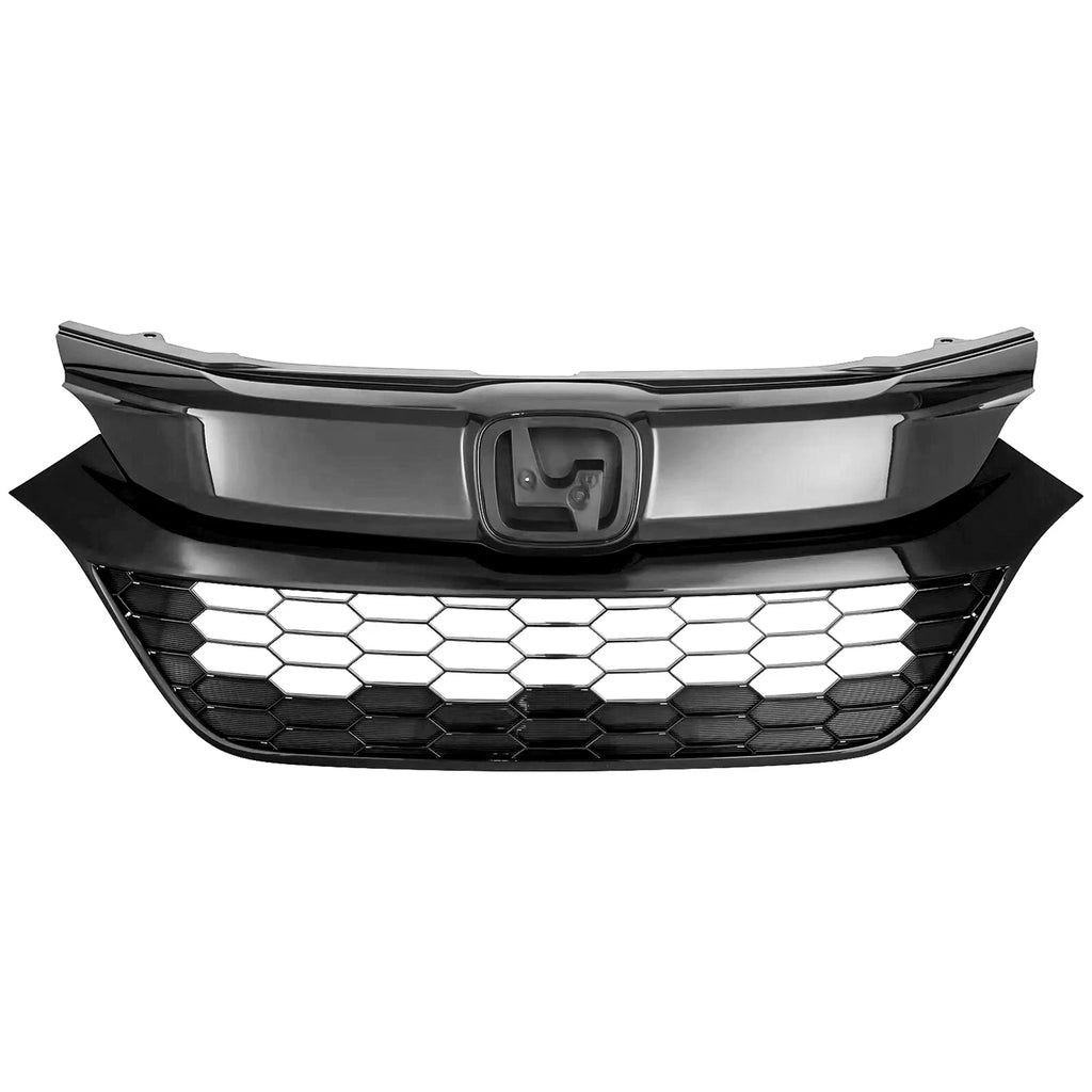 Front Bumper Grille for Honda HR-V (2019-2022) Grey Chrome