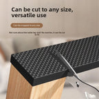 6mm Thick Rubber Mat for Furniture Legs (Self-Adhesive, Black EVA)