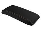 Leather Console Lid Armrest Cover for Jeep Compass (2009–2016) Beige Stitch
