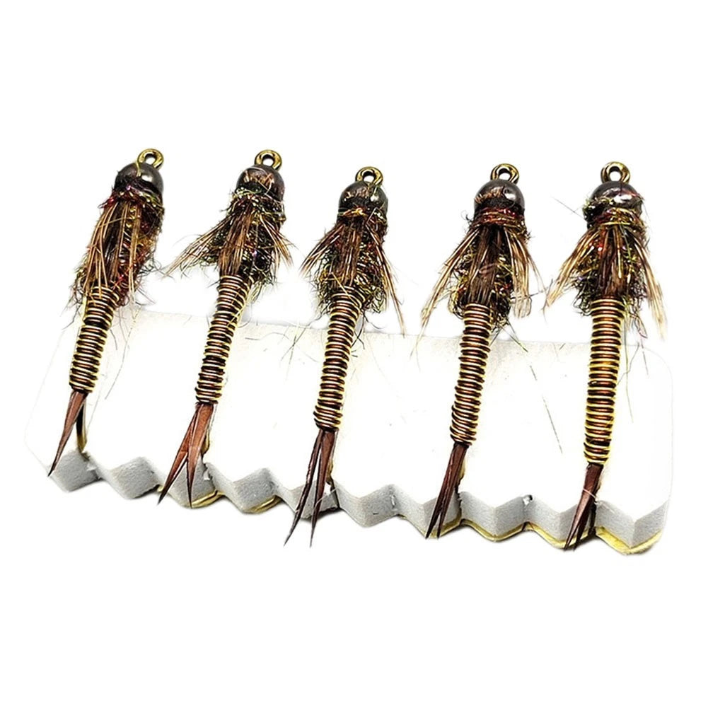 Stonefly Nymph Lure Bait for Trout Bass Grayling (Heavy Bead Head)
