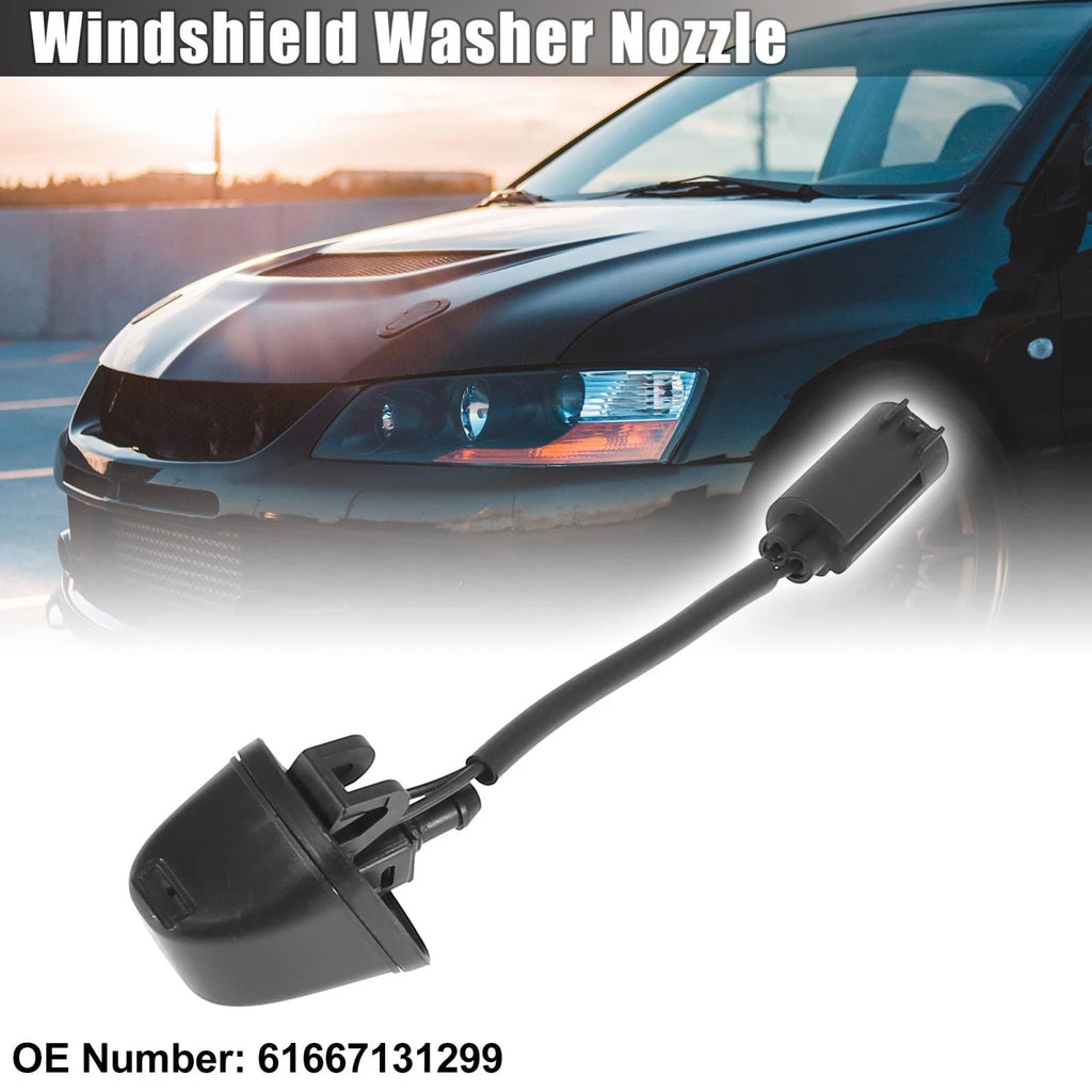 Windshield Washer Nozzles Spray Jet with Heating for BMW E90 E91 (2007–2013) 61667131299