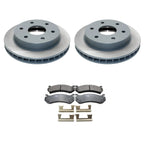 DuraGo Front Rotors & TRW Pro Semi-Metallic Brake Pads Kit for Tahoe V8 4WD (2000)
