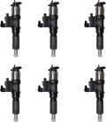Set of 6 Fuel Injectors 095000-5504 095000-5500 for Isuzu 4HL1 6HL1 NPR NKR NHR