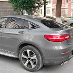 Carbon Style Window Louver Cover for Benz GLC-Class Coupe (2016–2022)
